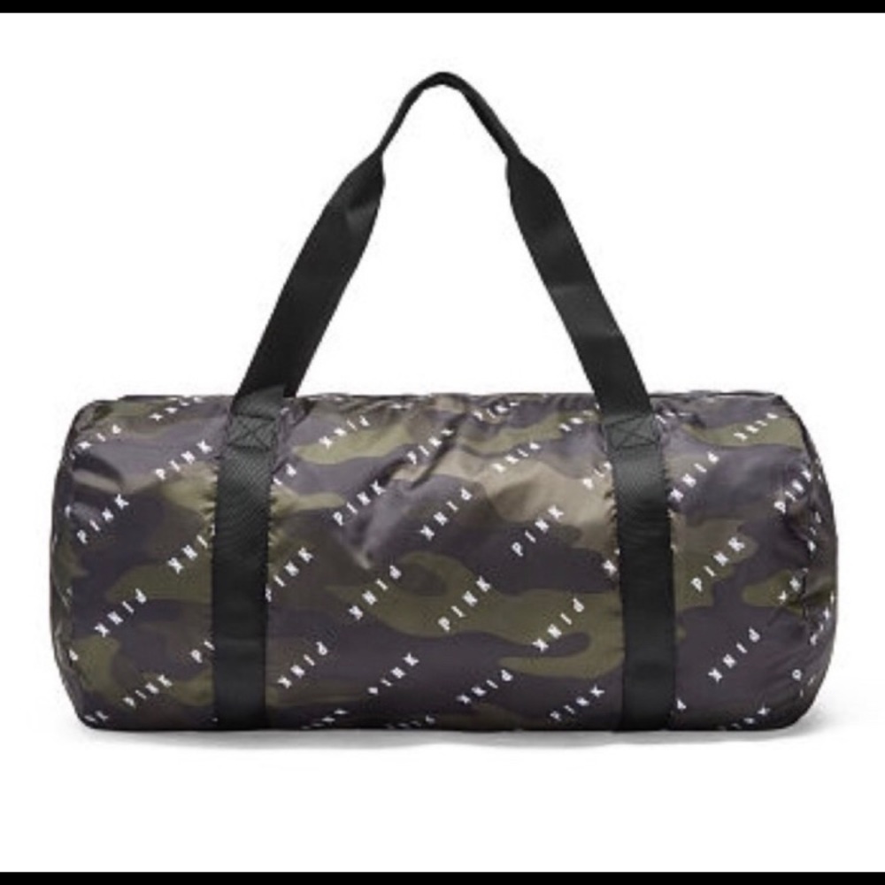 PINK Victoria’s Secret packable duffel camo